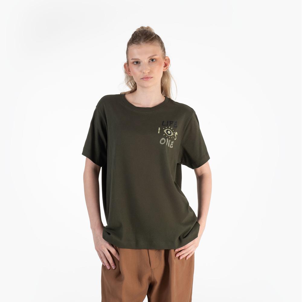 Koszulka Champion Crewneck 117497-GS508 - zielona