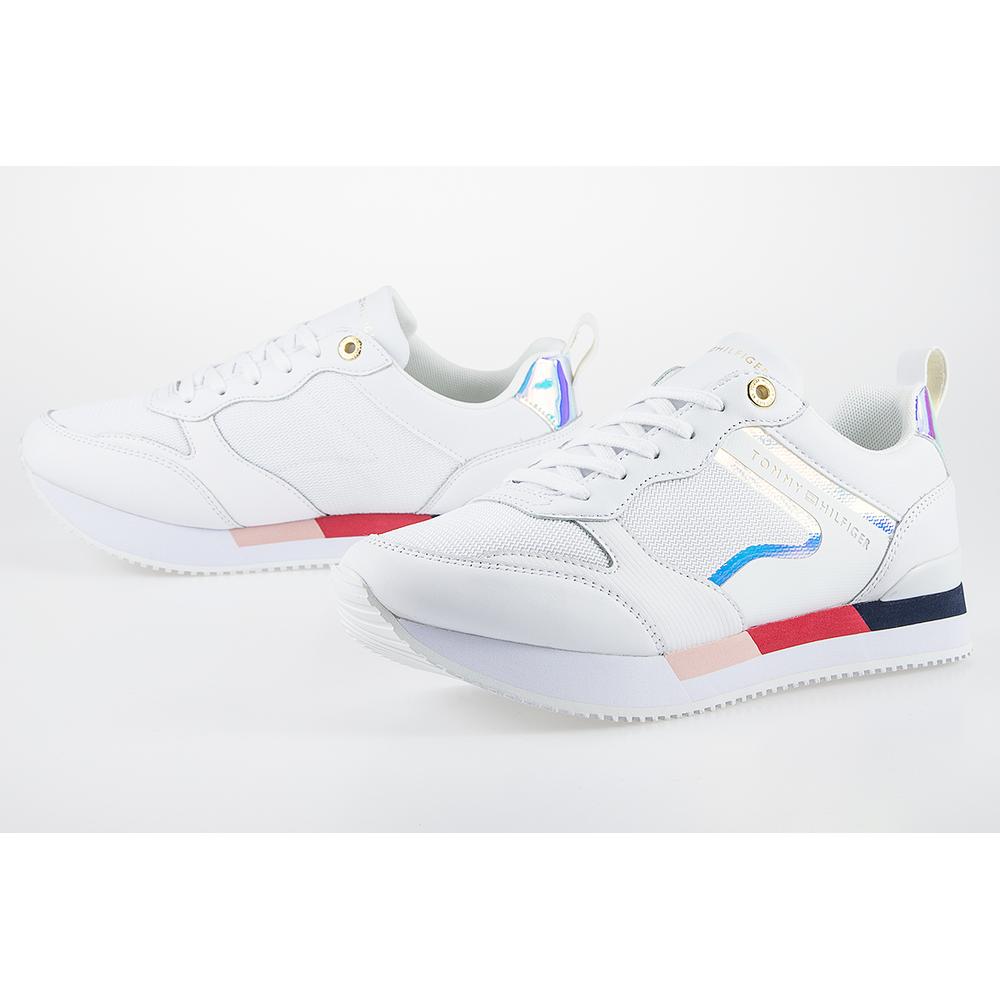 Tommy Hilfiger OrthoLite Leather Trainers > FW0FW05556-0GY