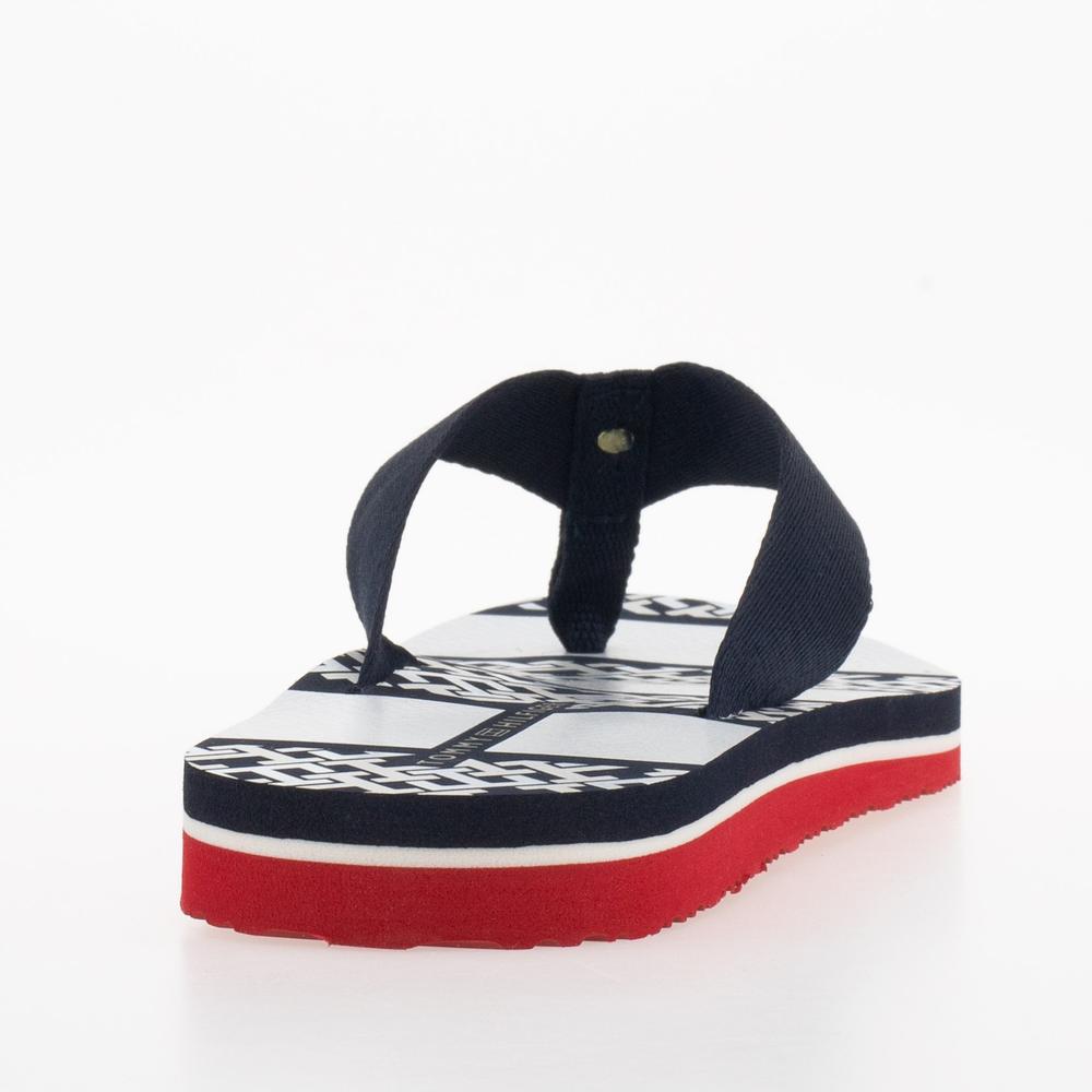 Japonki Tommy Hilfiger Monogram Essential FW0FW07162-0GY - granatowe