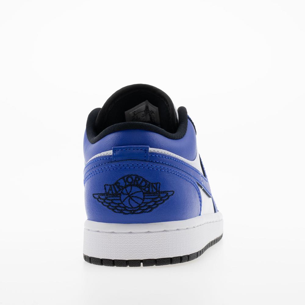 Buty męskie Nike Air Jordan 1 Low 553558-124 - niebiesko-białe