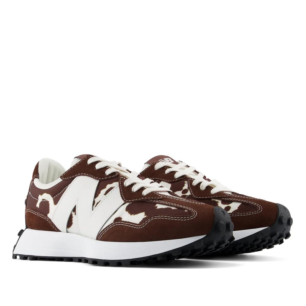 Buty damskie New Balance W327APC - brązowe