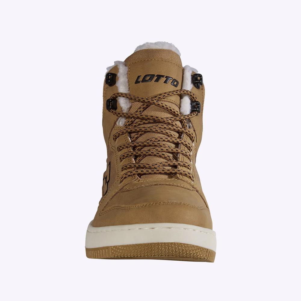 Buty unisex Lotto Prehna Fur 2400380U-7211 - brązowe