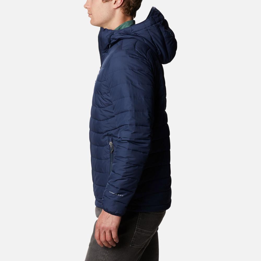 Kurtka Columbia Powder Lite Hooded Insulated 1693931465 - granatowa