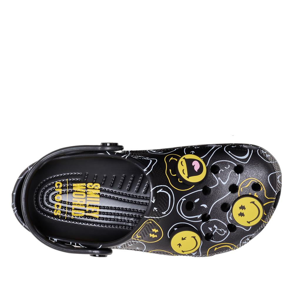 Klapki unisex SmileyWorld Classic Clog 211693-90H - czarne