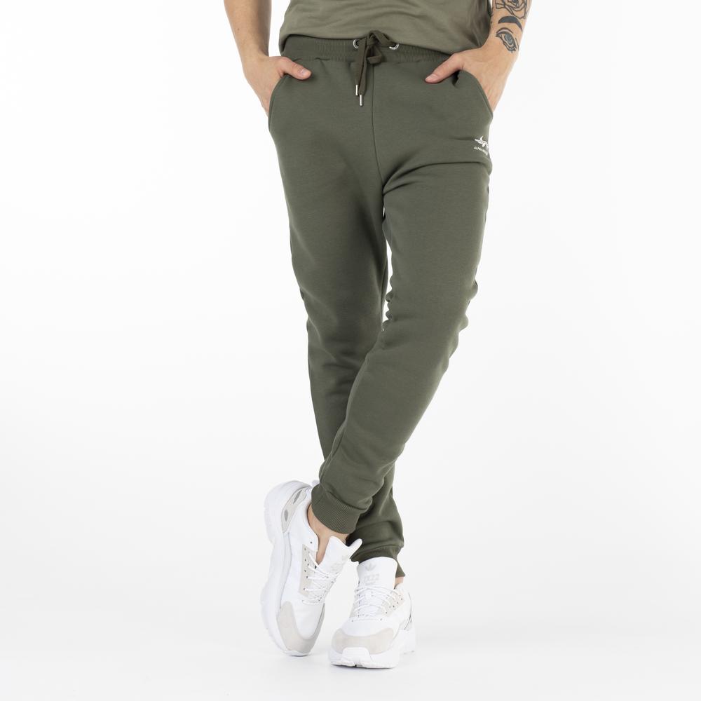 Spodnie dresowe Alpha Industries Basic Jogger SL 116370142 - zielone