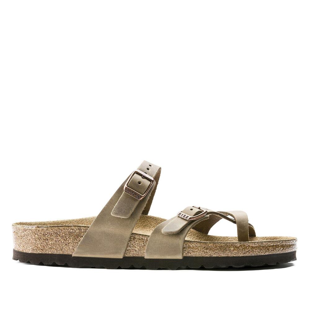 Klapki damskie Birkenstock Mayari 1011433 - brązowe
