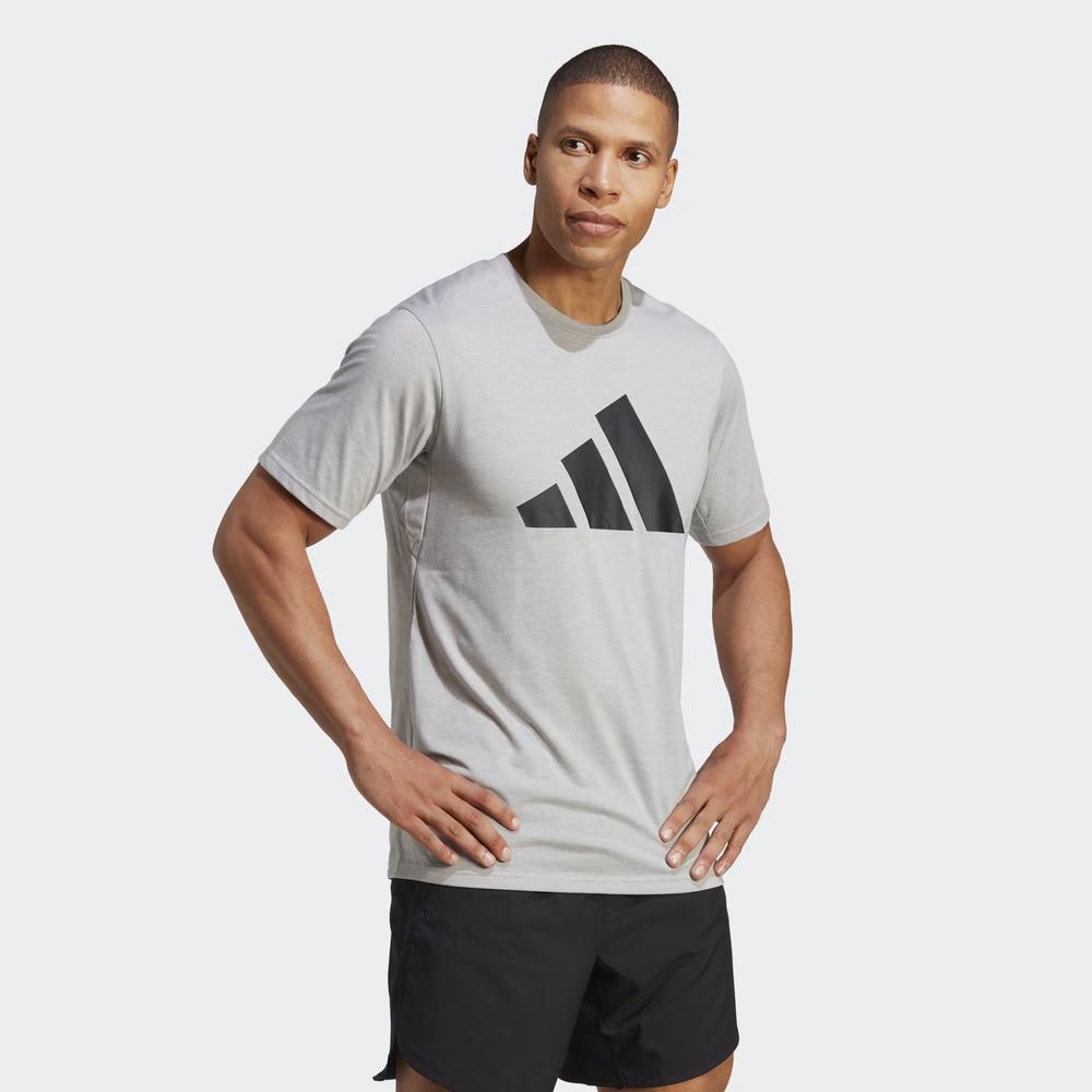 Koszulka adidas Train Essentials Feelready Logo Training IB8276 - szara