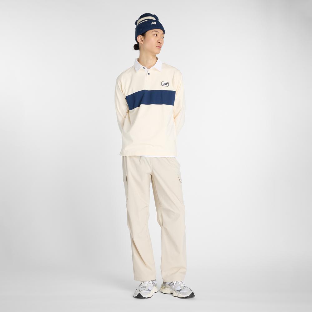 Koszulka męska New Balance MT53533PEF - beżowa