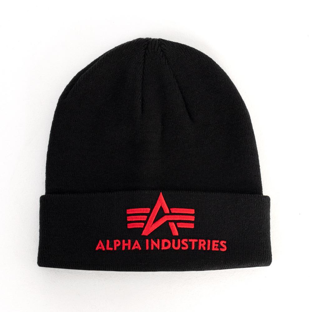 Czapka Alpha Industries 3D Beanie 16891094 - czarna