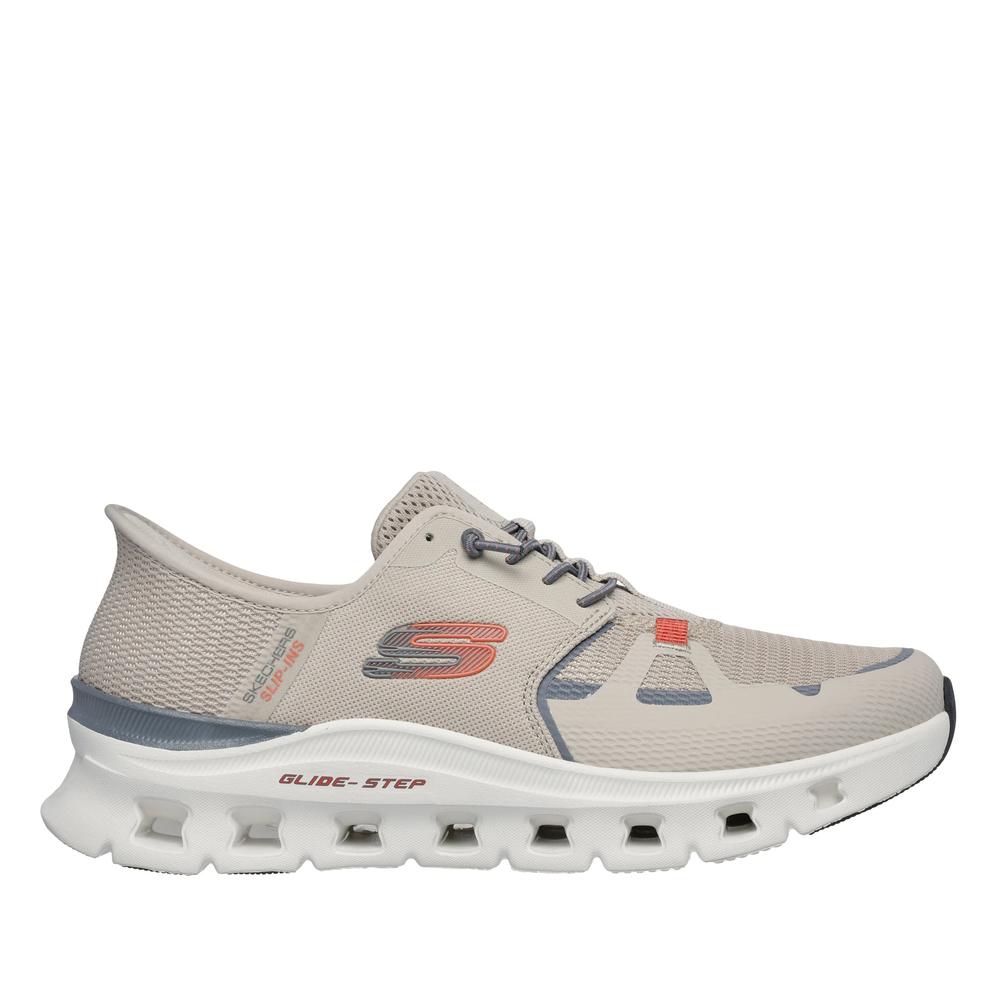 Buty męskie Skechers Slip-ins: Glide-Step Pro 232930TPOR - szare