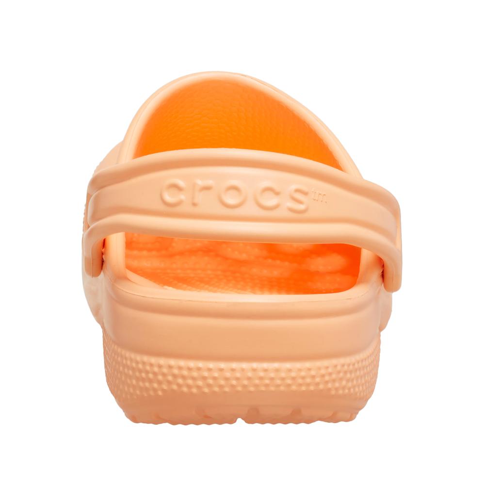 Klapki młodzieżowe Crocs Classic Clog 206991-86A - pomarańczowe
