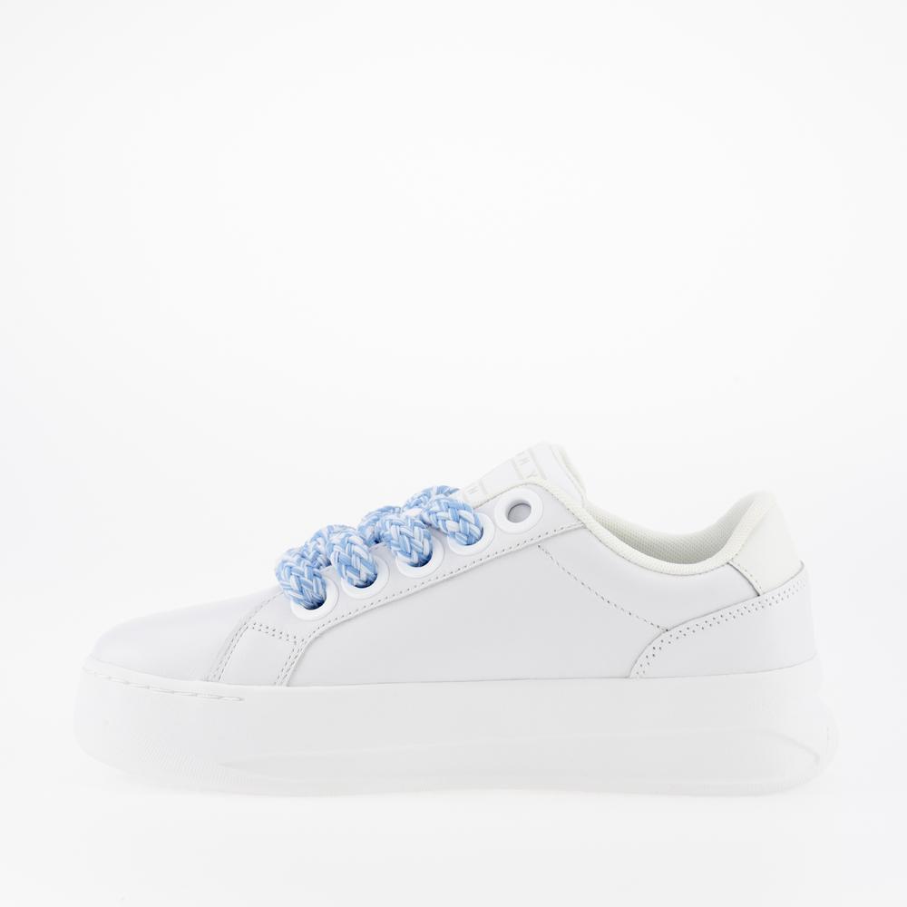 Buty Tommy Jeans City Flatform EN0EN02117-0K4 - białe
