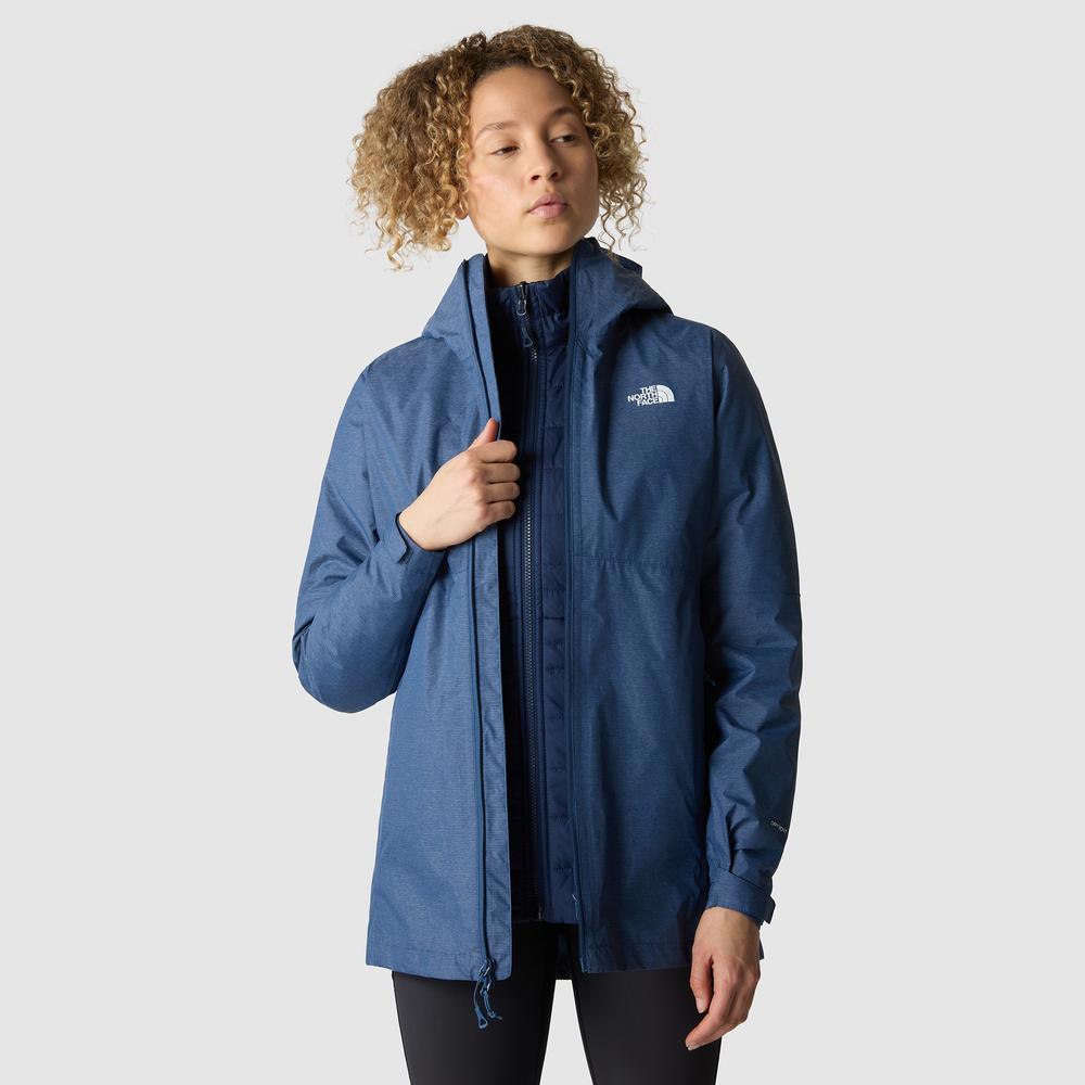 Kurtka The North Face Hikesteller Triclimate 0A55H3A061 - niebieska