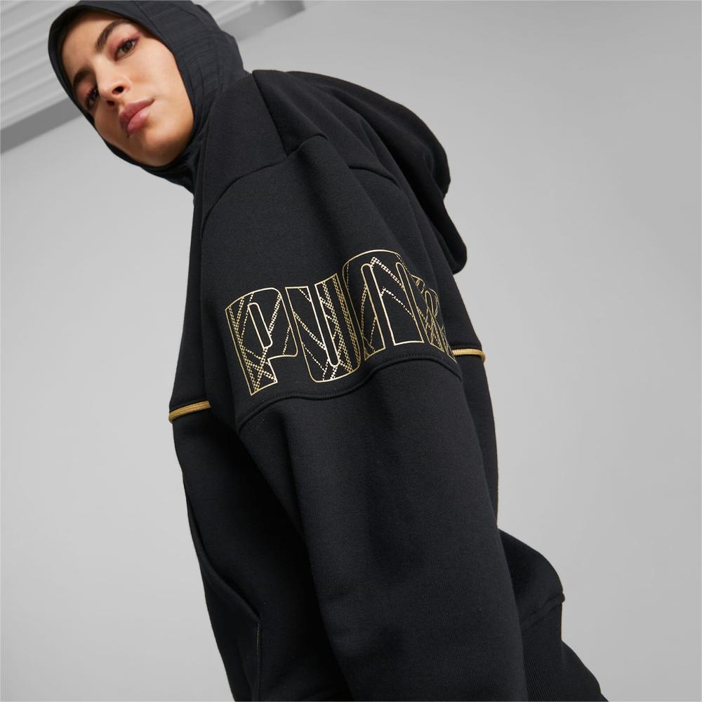 Bluza Puma Power Deco Glam Hoodie 67175601 - czarna