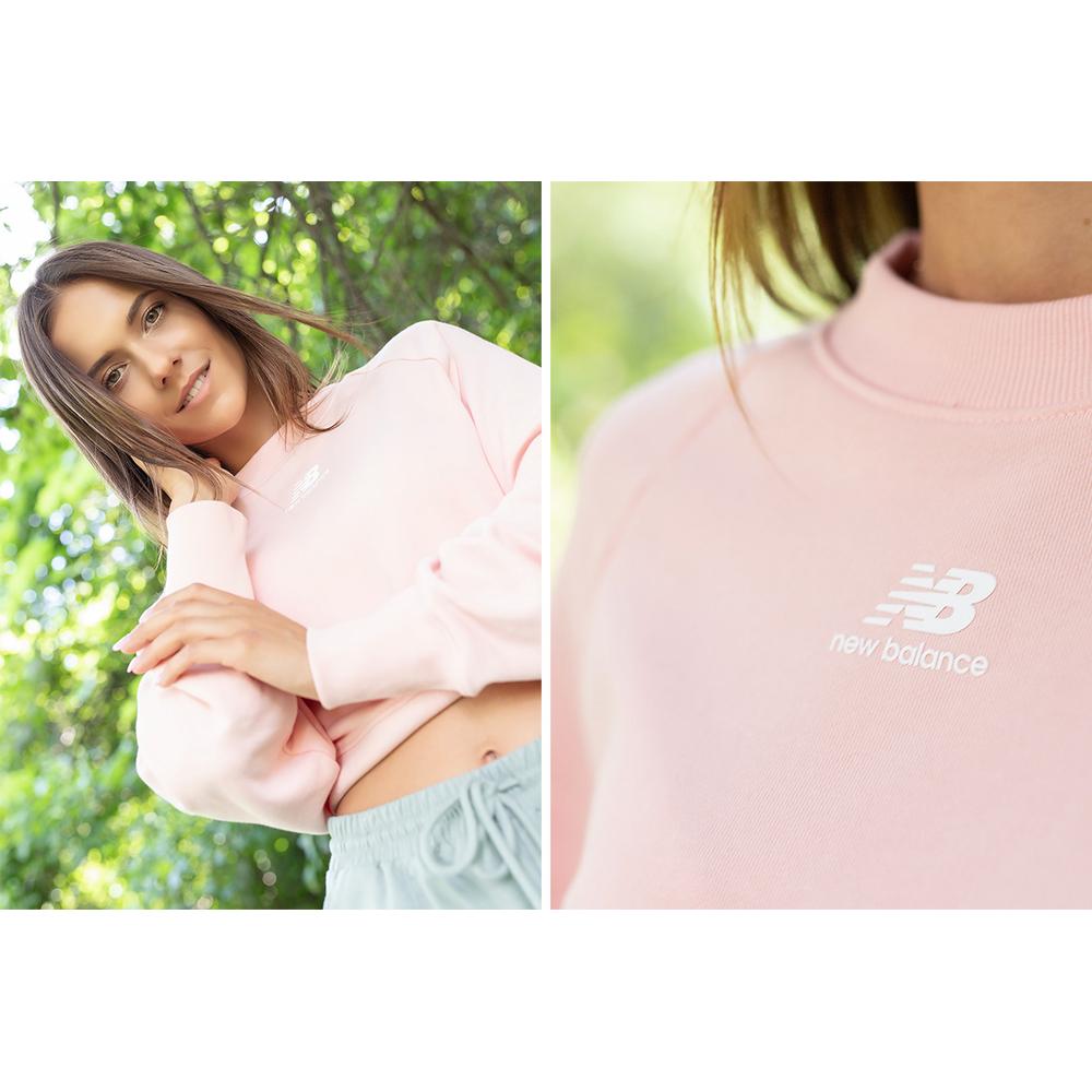 Bluza New Balance WT21554PIE - różowa