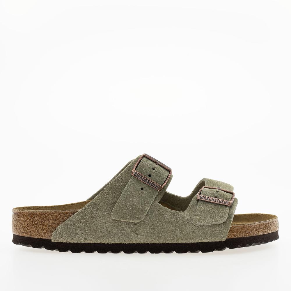 Klapki męskie Birkenstock Arizona BS 51461 - zielone