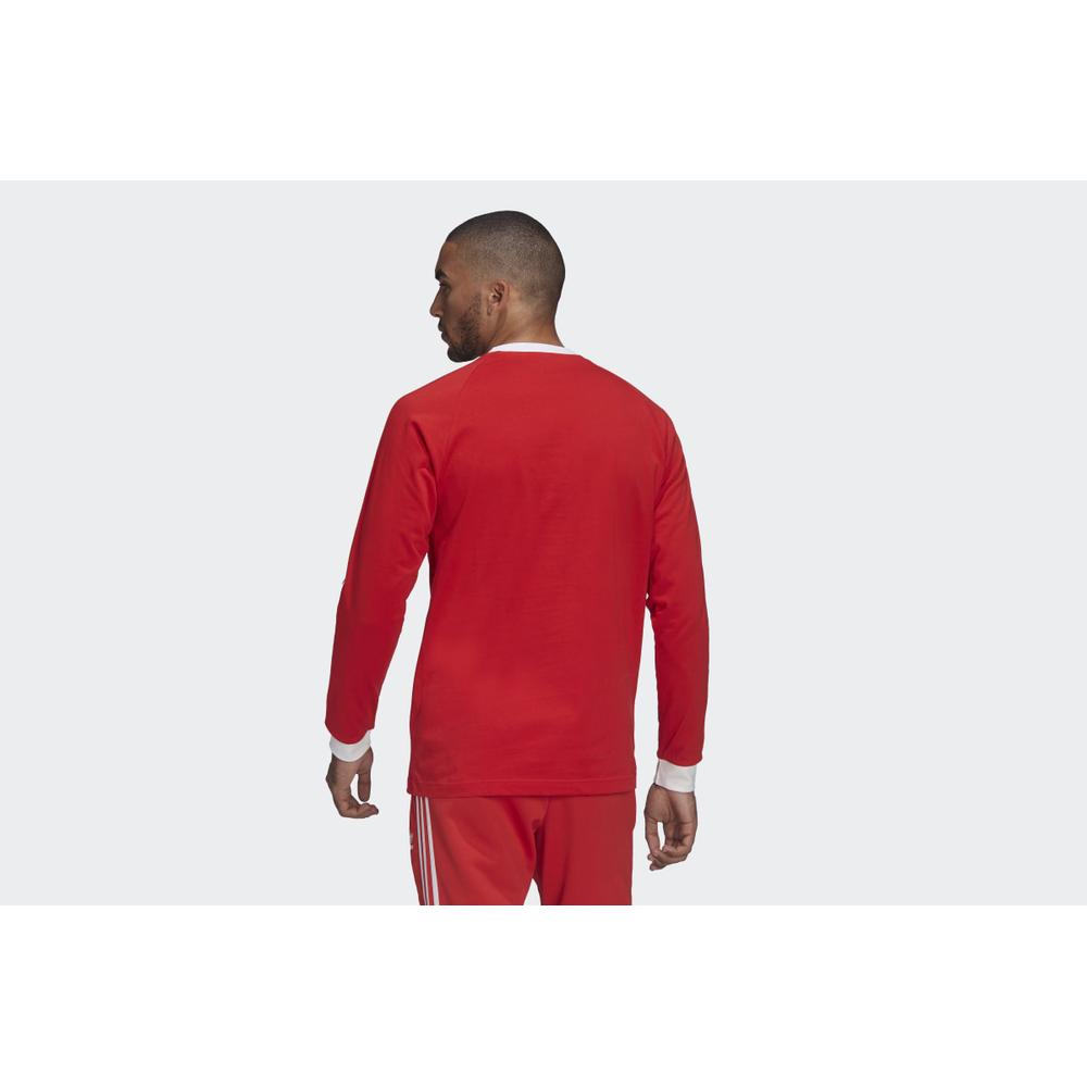 Koszulka adidas Originals Adicolor Classics 3-Stripes Long Sleeve HE9532 - czerwona