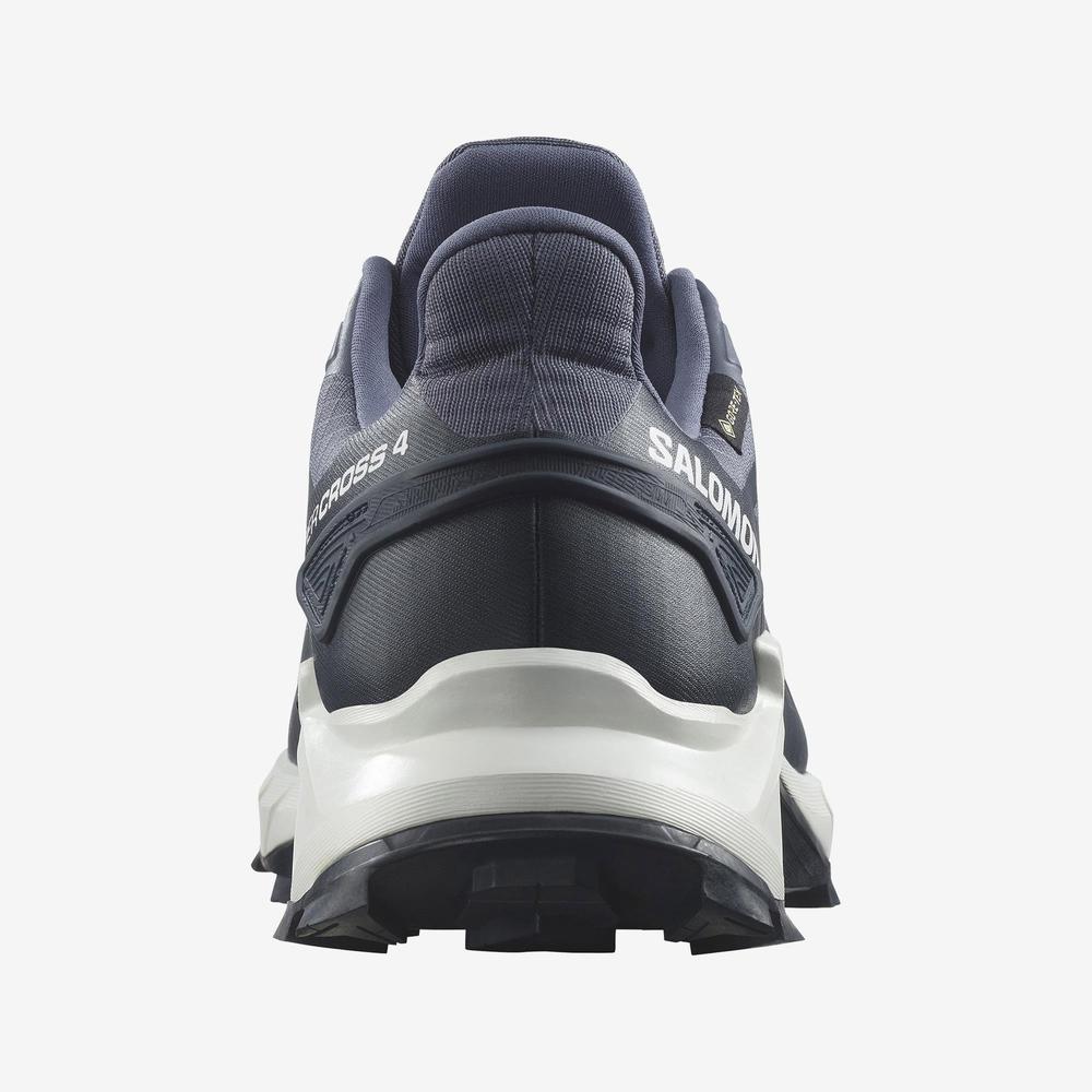 Buty męskie Salomon Supercross 4 Gore-Tex L47462300 - granatowe