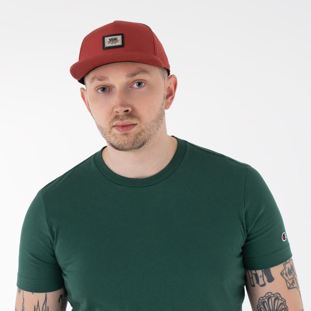 Czapka Vans Rayland Snapback VN0A5E2YSQ61 - czerwona