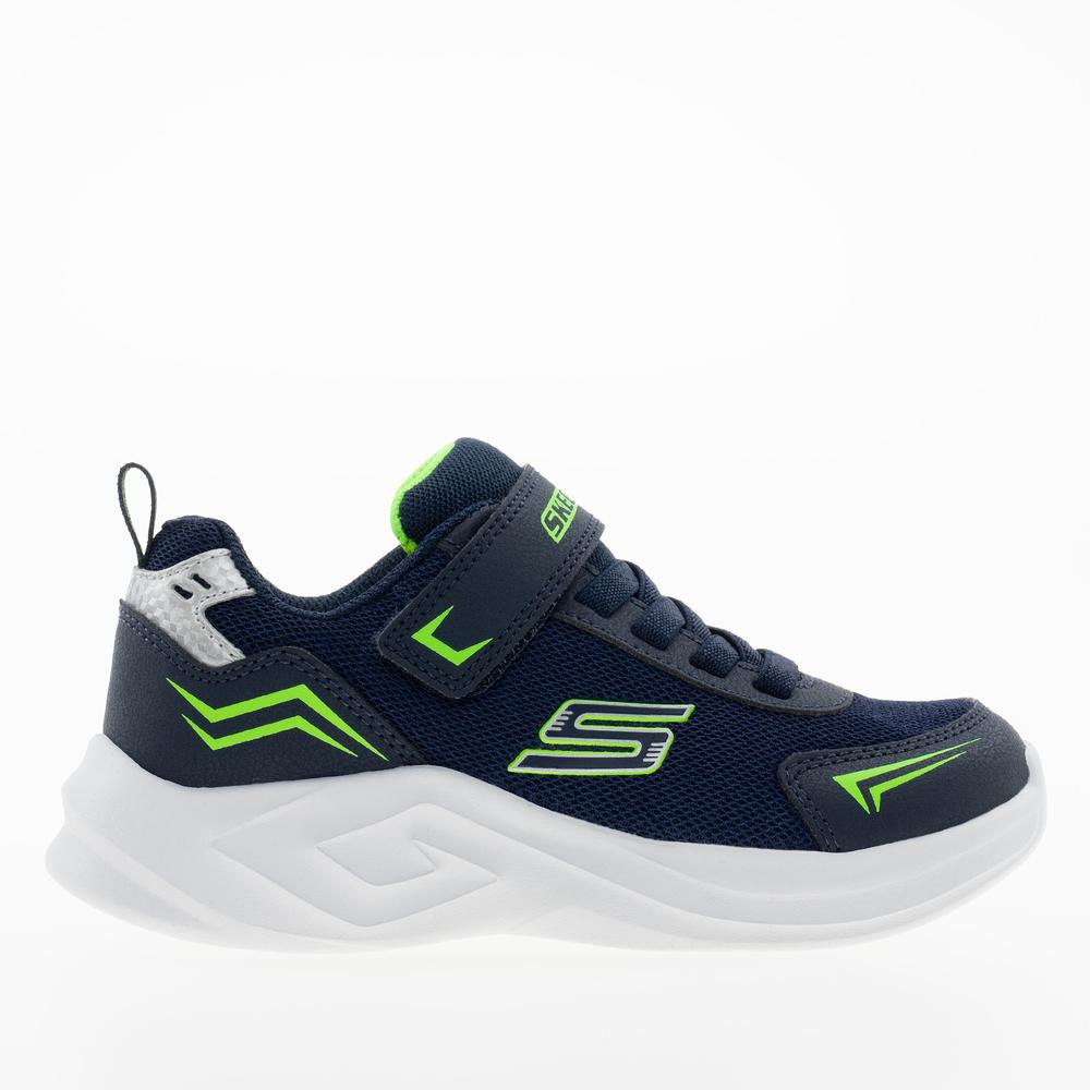 Buty dziecięce Skechers Mazematics 403609LNVLM - granatowe