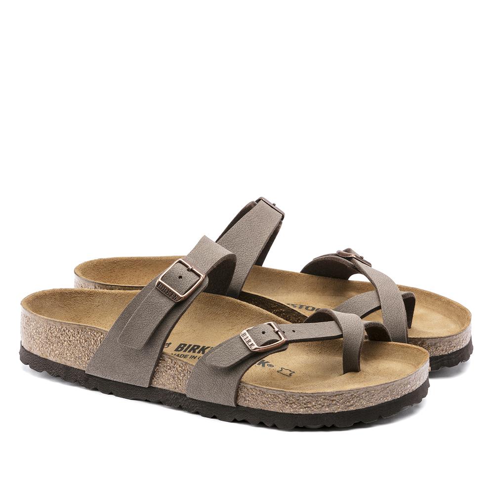 Klapki damskie Birkenstock Mayari 71063 - brązowe