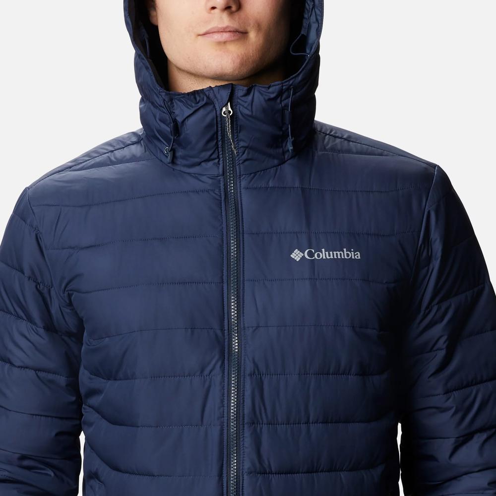 Kurtka Columbia Powder Lite Hooded Insulated 1693931465 - granatowa