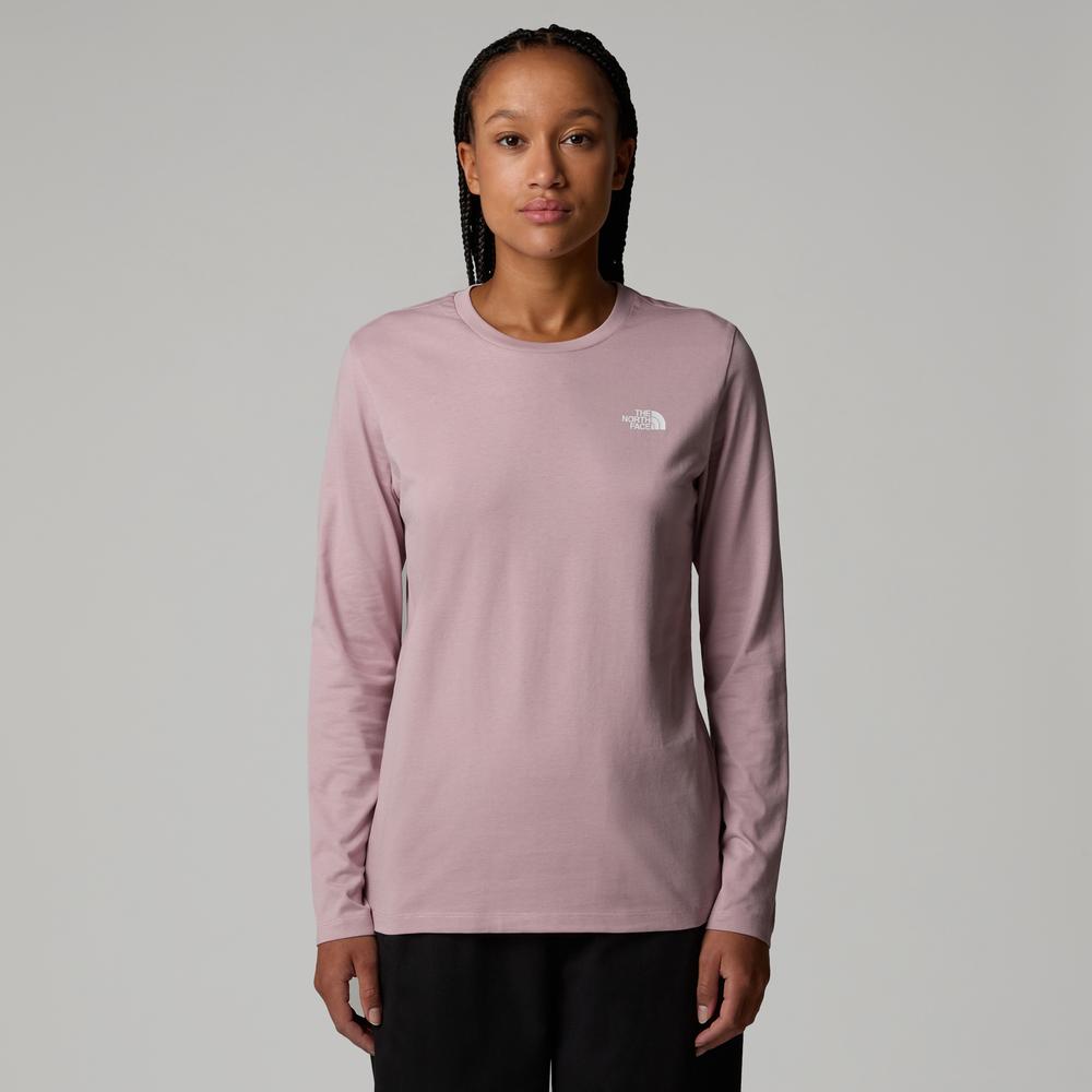Koszulka damska The North Face Simple Dome 0A87QP0SO1 - różowa