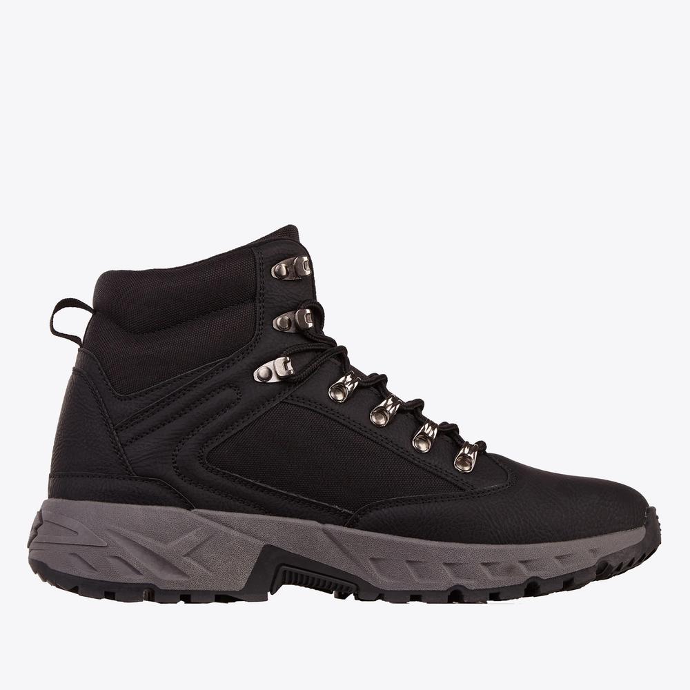 Buty męskie Lotto Woodlark Mid 2400310U-1111 - czarne