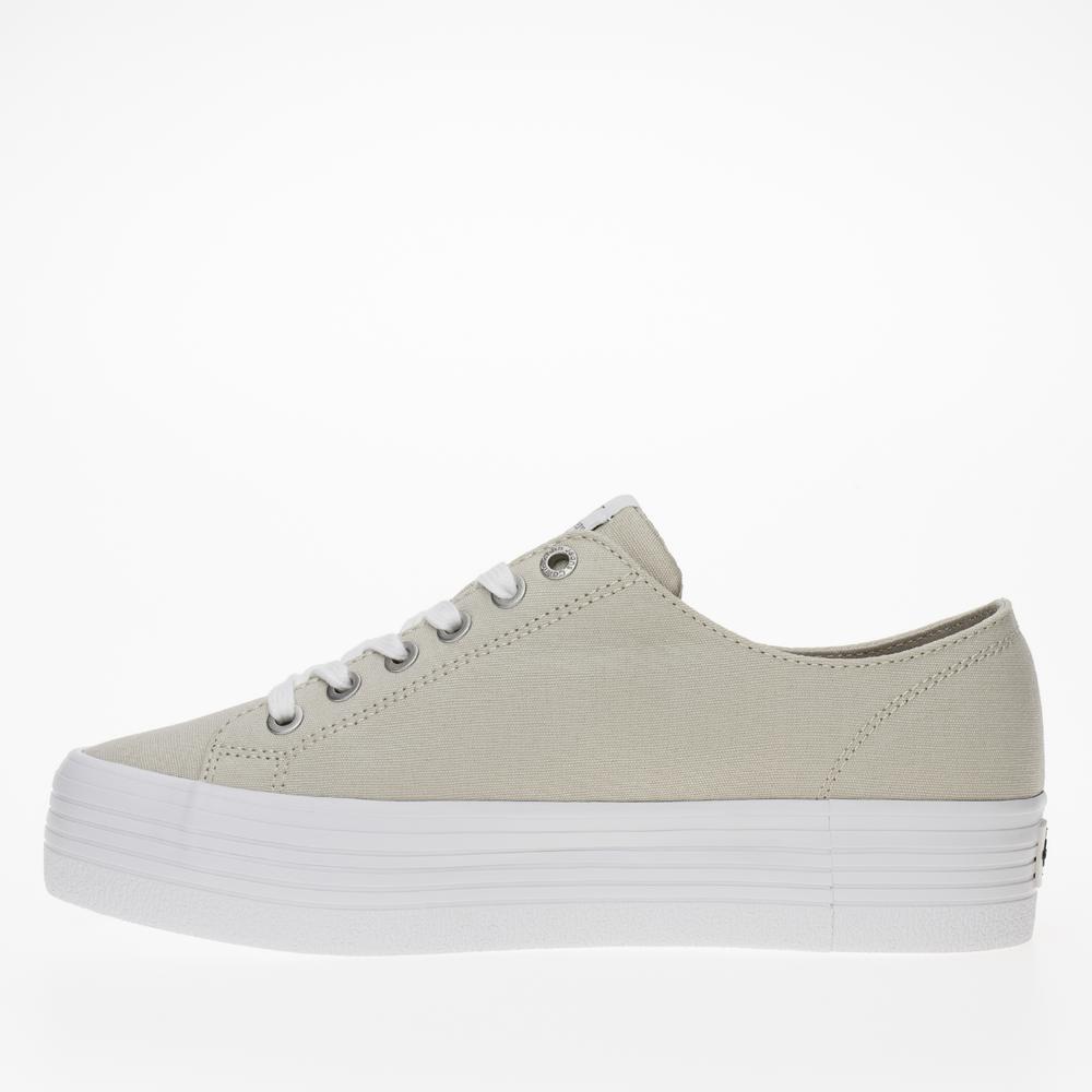 Buty Calvin Klein Vulc Flatform Essential Mono YW0YW01030-0F4 - beżowe