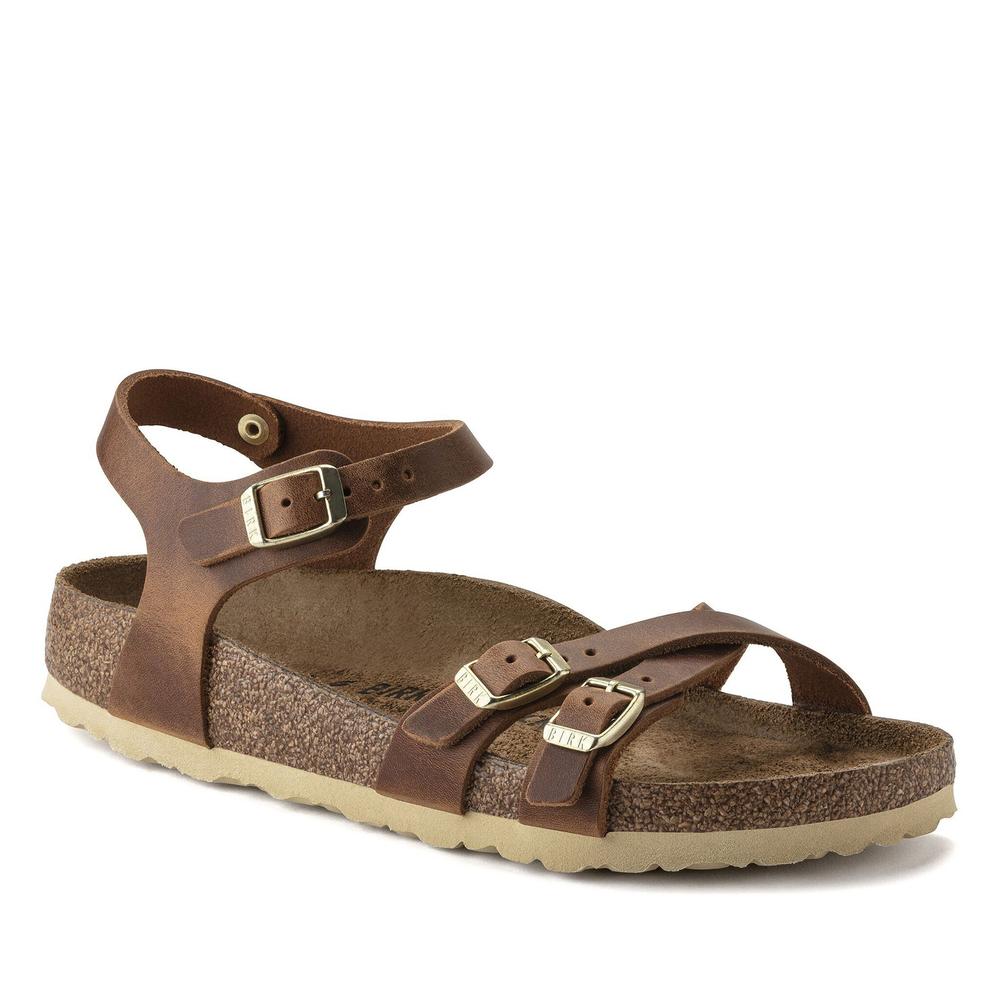 Sandały damskie Birkenstock Kumba 1021509 - brązowe