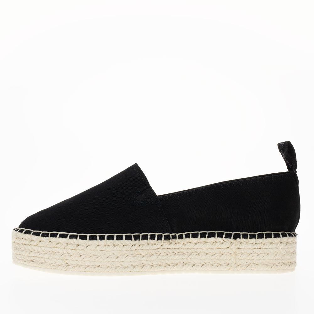 Buty Calvin Klein Platform Espadrille ML BTW YW0YW01378-BEH - czarne