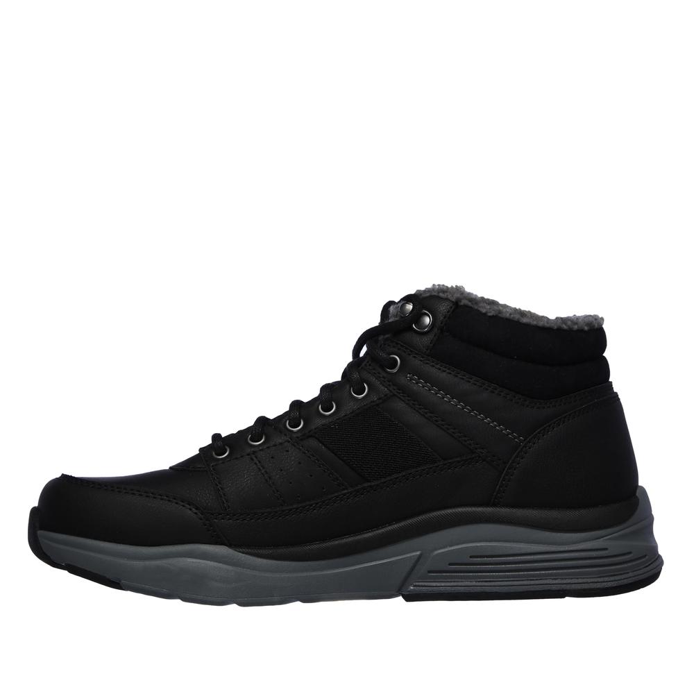 Buty męskie Skechers Benago Voren 66199BLK - czarne