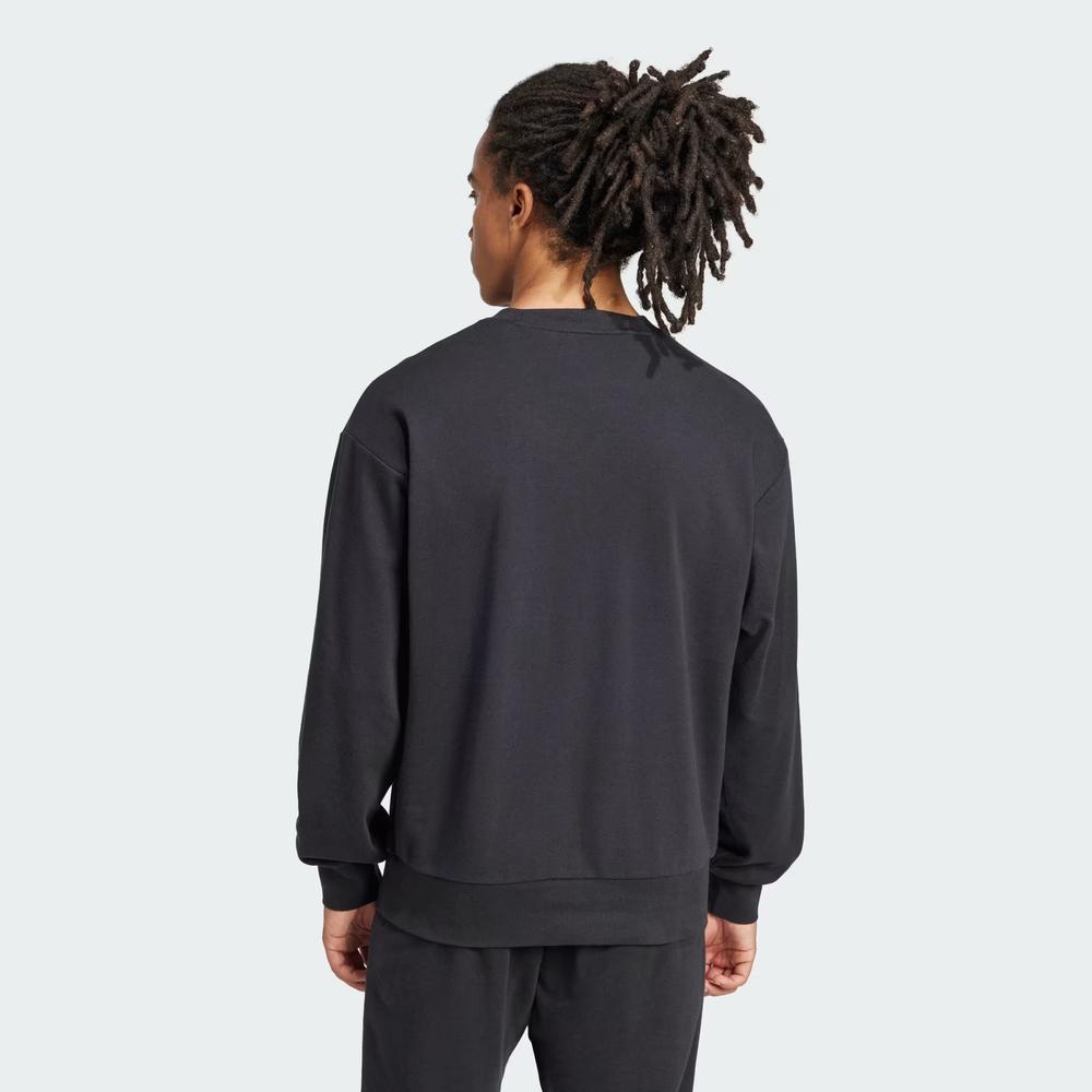 Bluza męska adidas Sportswear Essentials Feelcozy French Terry JE3837 - czarna