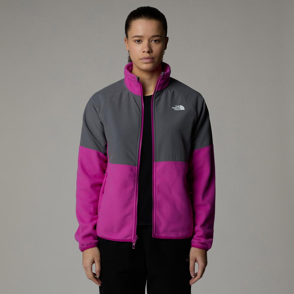 Bluza The North Face 100 Glacier HVWT Full 0A89JA71O1 - różowo-szara