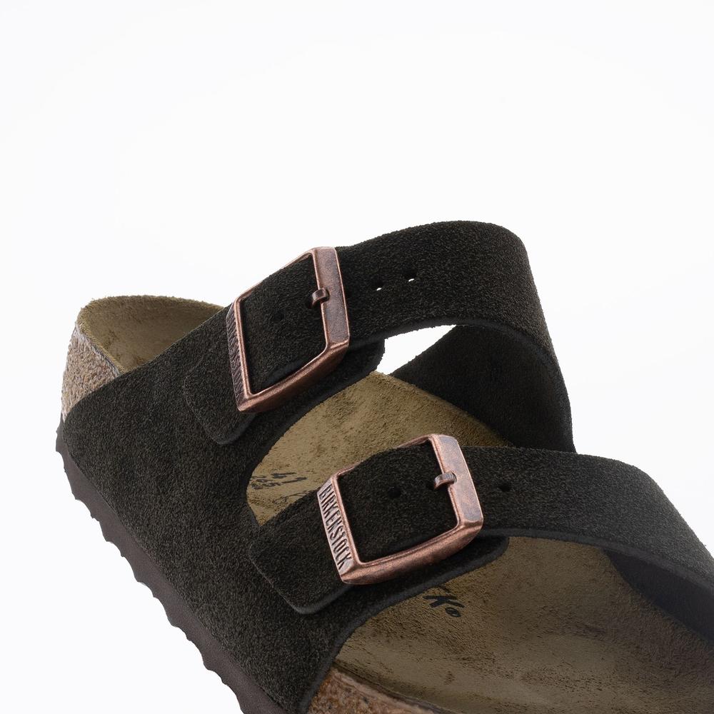 Klapki męskie Birkenstock Arizona 1027077 - brązowe