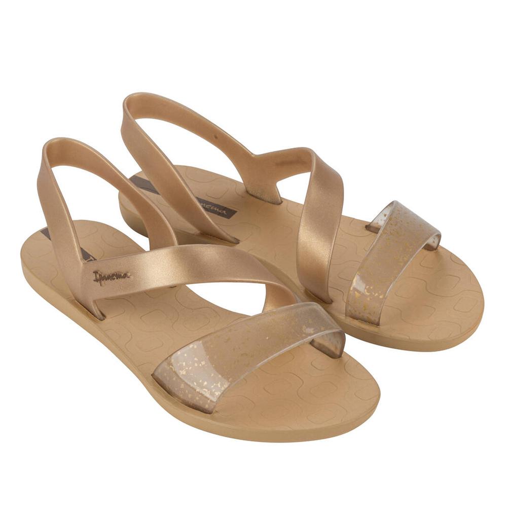 Sandały Ipanema Vibe Sandal Fem 82429-AS178 - beżowe