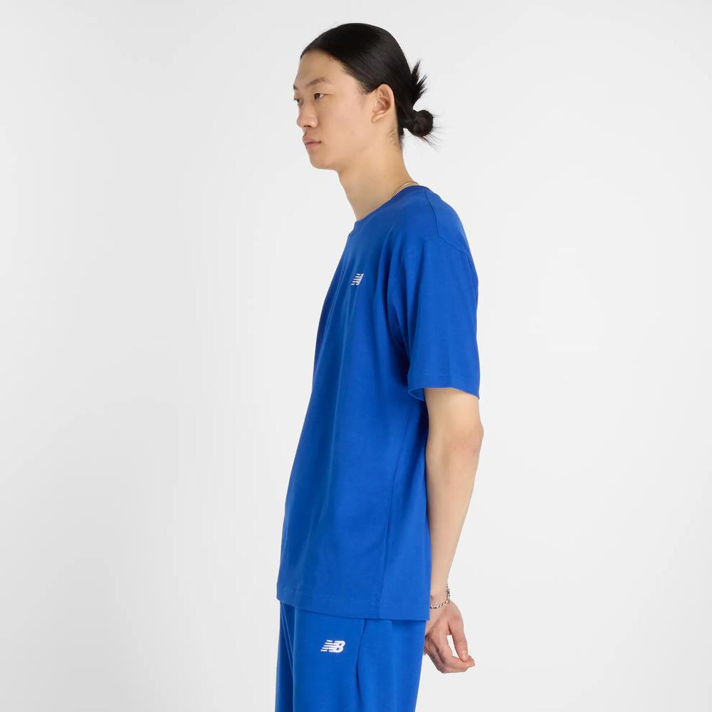 Koszulka męska New Balance MT41509BUM - niebieska