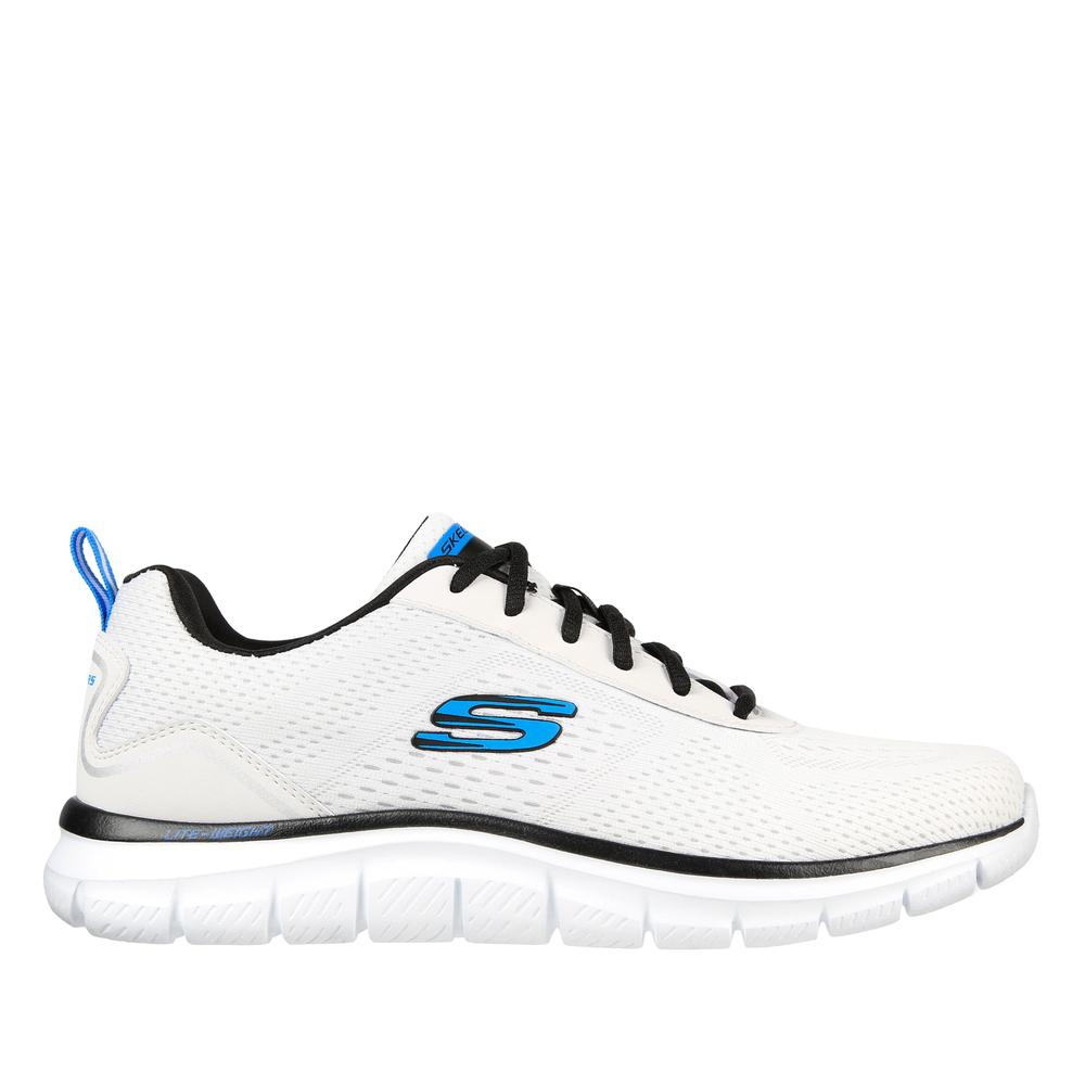 Buty męskie Skechers Track Ripkent 232399WBK - białe