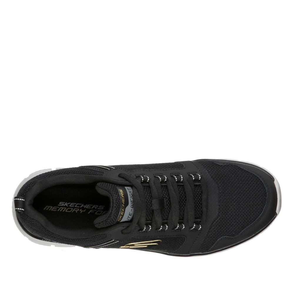 Buty męskie Skechers Track Knockhill 232001BKGD - czarne