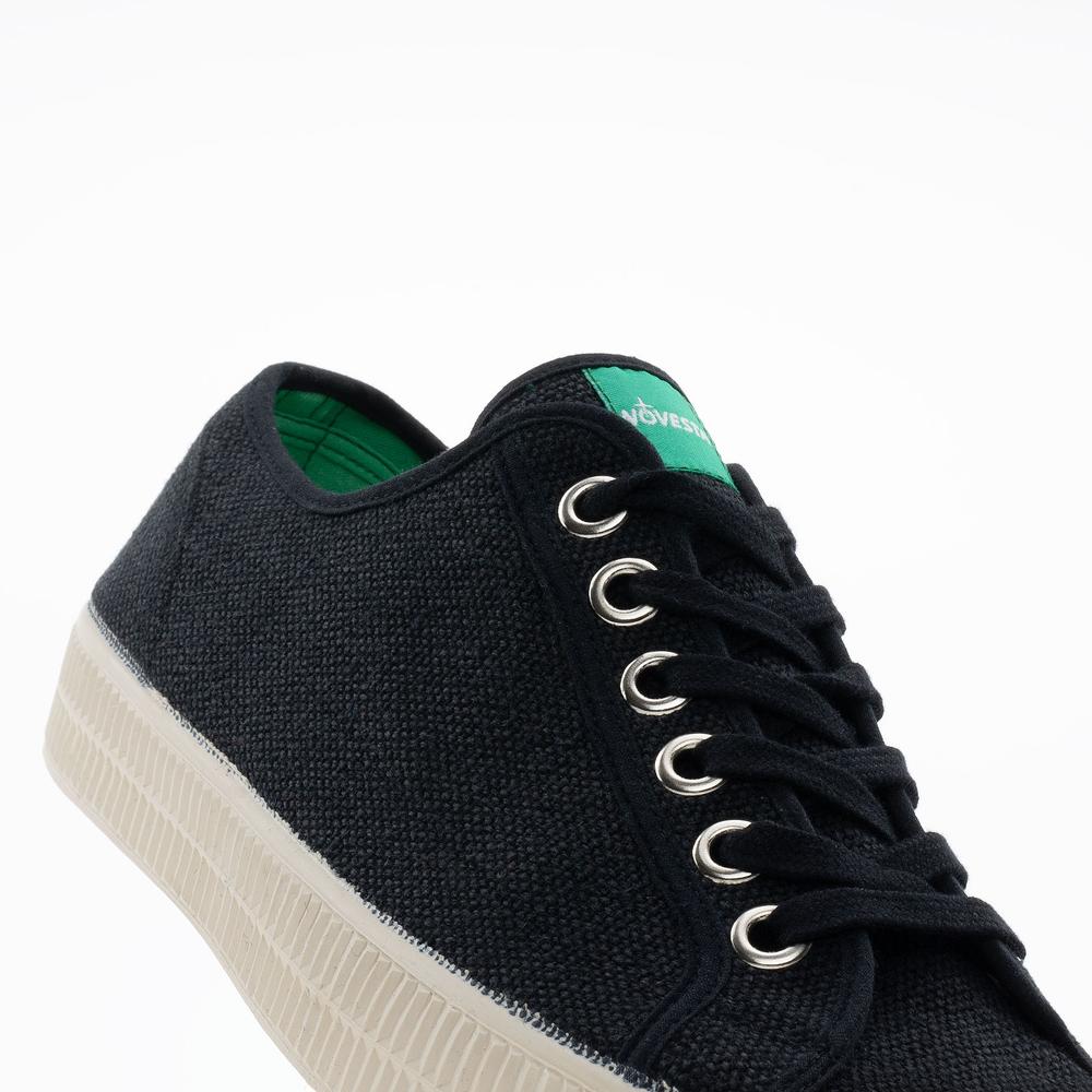 Buty unisex Novesta Star Master Hemp N472009-NEG60Y123 - czarne