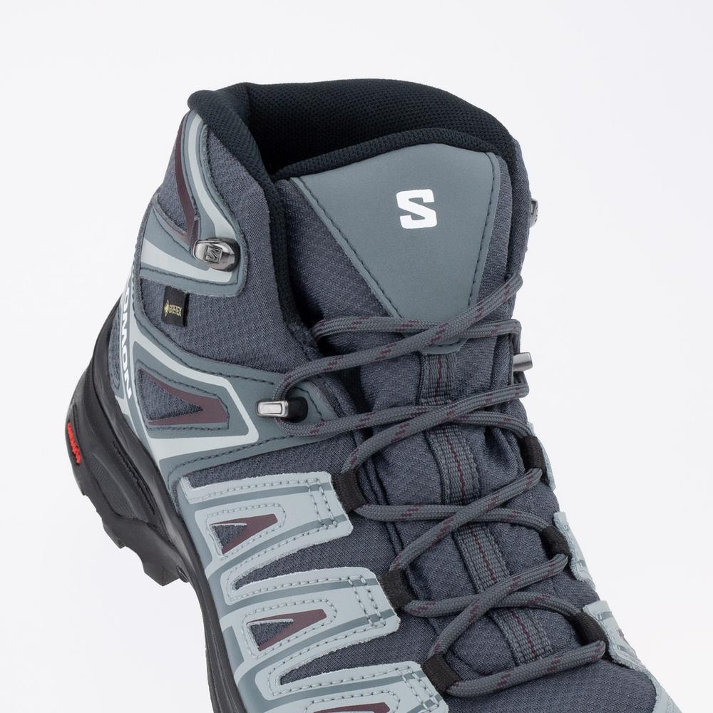 Buty Salomon X Ultra Pioneer Mid L47170500 - niebieskie