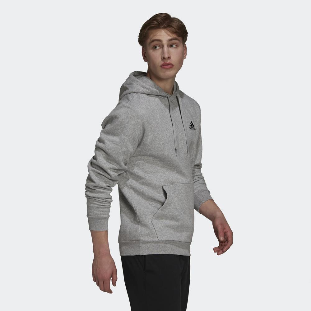 Bluza adidas Essentials Fleece Hoodie H12213 - szara