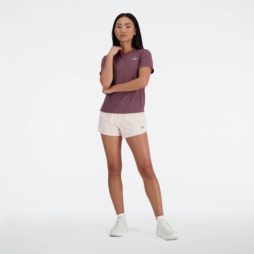 Koszulka New Balance WT41253LRC - fioletowa