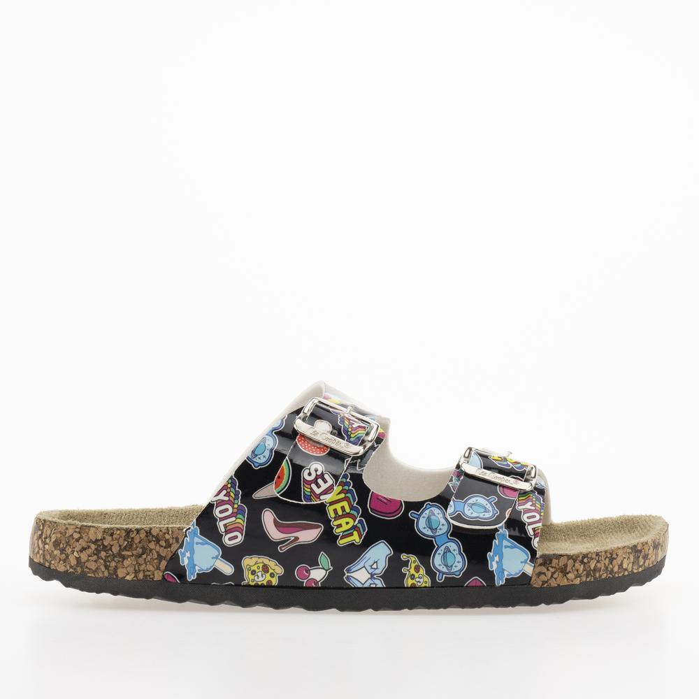 Klapki Lee Cooper LCW-23-35-1906K - czarne