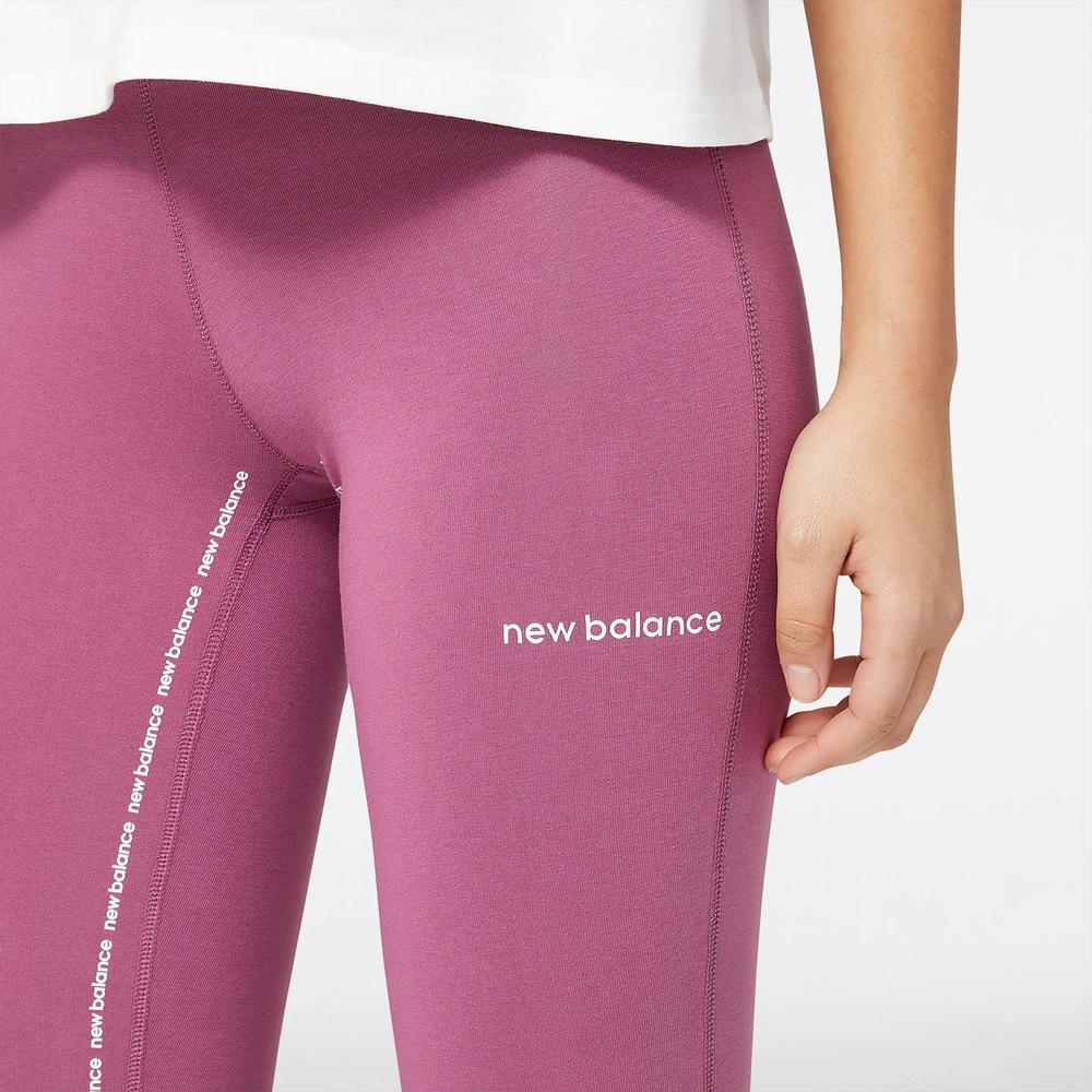 Legginsy New Balance WP23510RAN - różowe