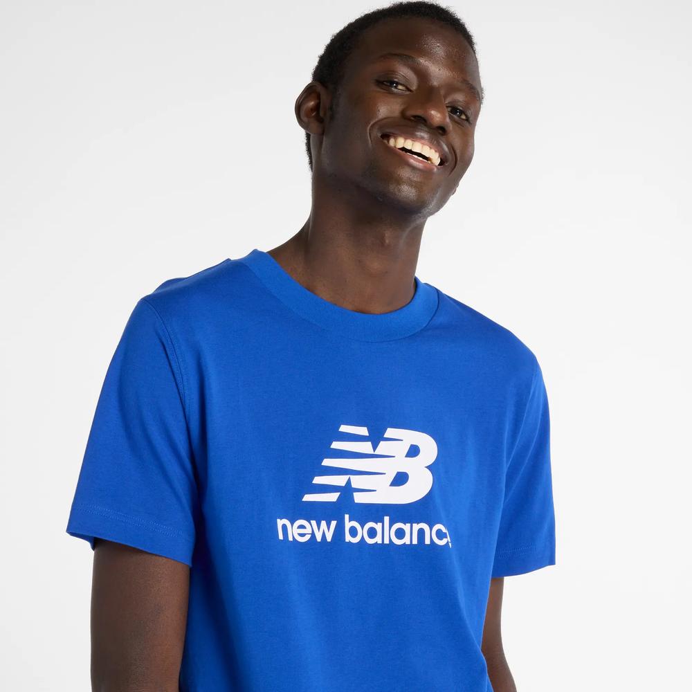 Koszulka męska New Balance MT41502BUM - niebieska