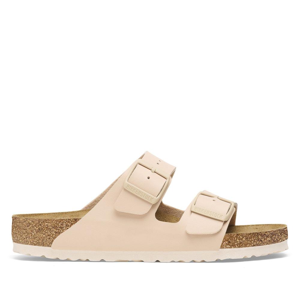 Klapki damskie Birkenstock Arizona 1027723 - beżowe