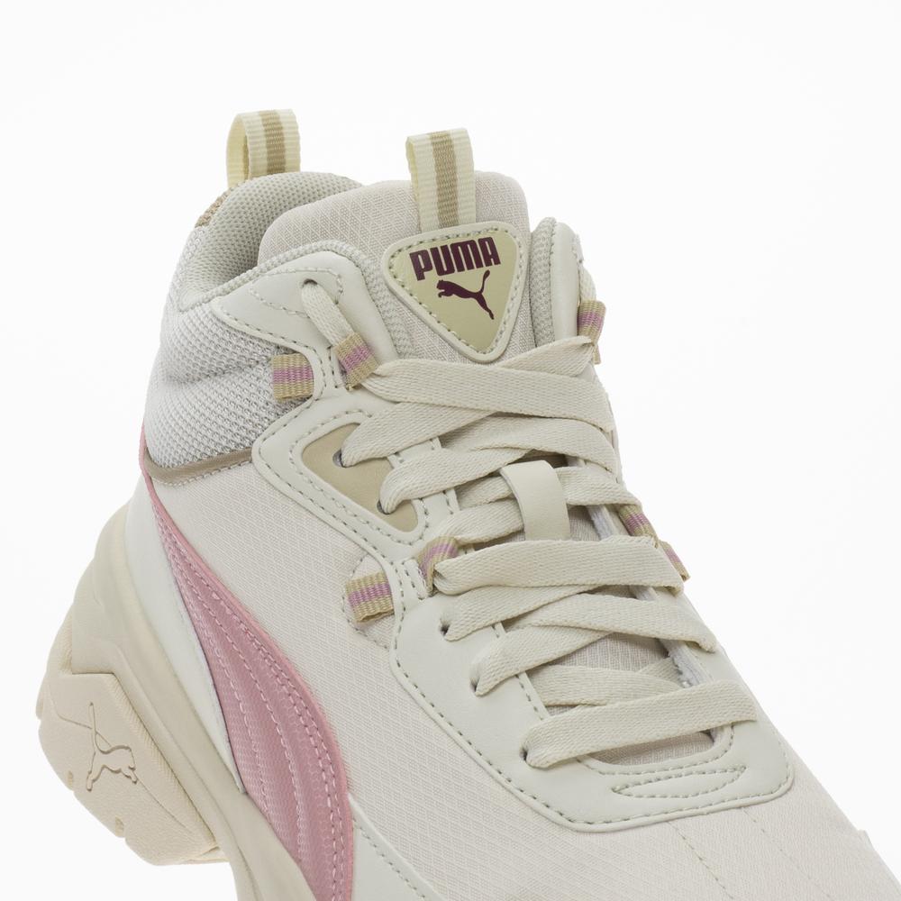 Buty Puma Cassia Via Mid 39130906 - beżowe