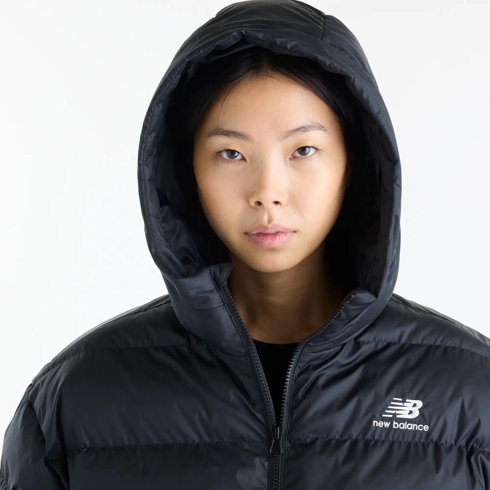 Kurtka damska New Balance Boston Puffer WJ62V5SNBK - czarna