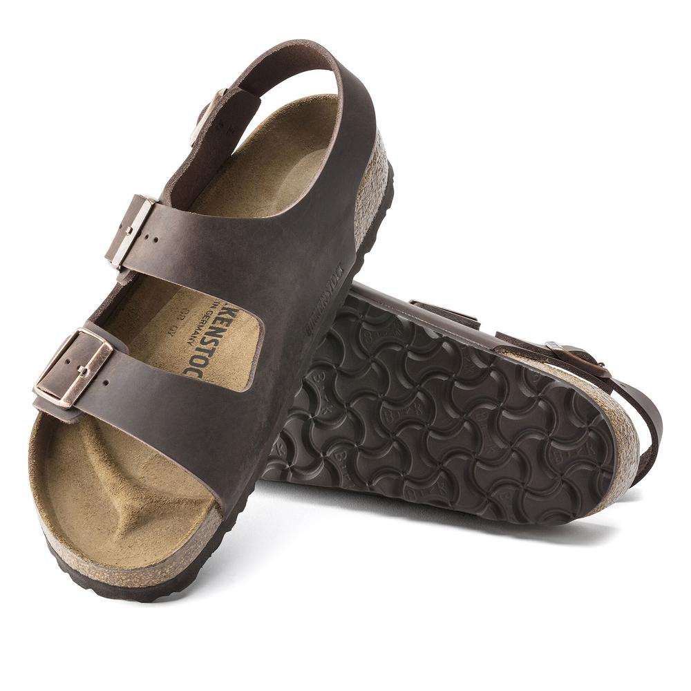 Sandały Birkenstock Milano 34871 - brązowe